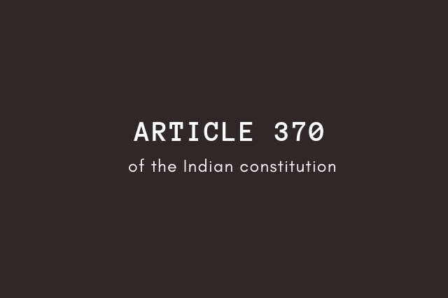 abrogation of article 370