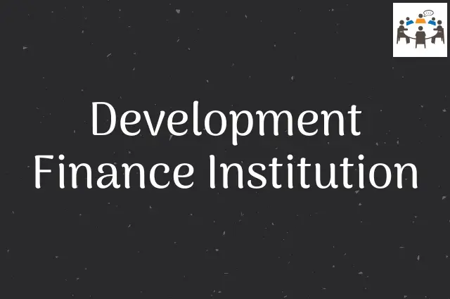 Development Finance Institution