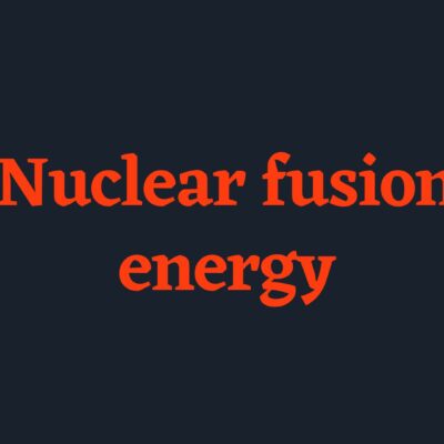 nuclear fusion energy